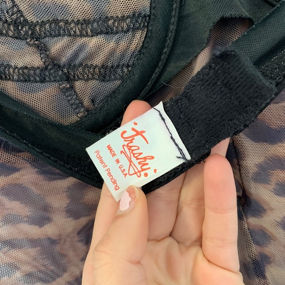 ✖️SOLD✖️Cheetah Print Lingerie Bodysuit - Picture 8 of 9